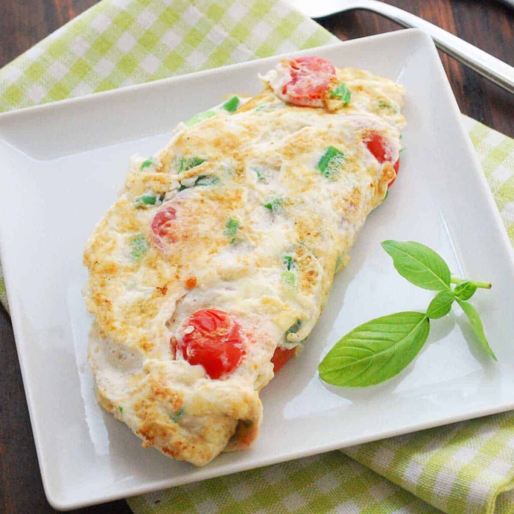 Egg white omelette.